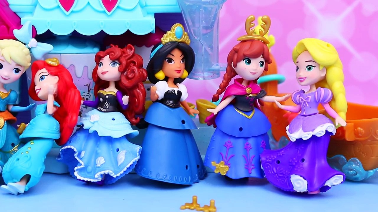 New LITTLE KINGDOM Disney Princess Dolls & Playsets Dress Up Rapunzel, Belle & Frozen Anna
