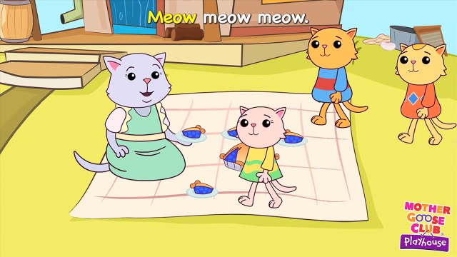 Three Little Kittens | Mother Goose Club Playhouse Kids Song