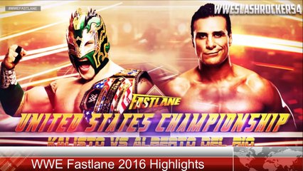 WWE Fastlane 2016 Highlights