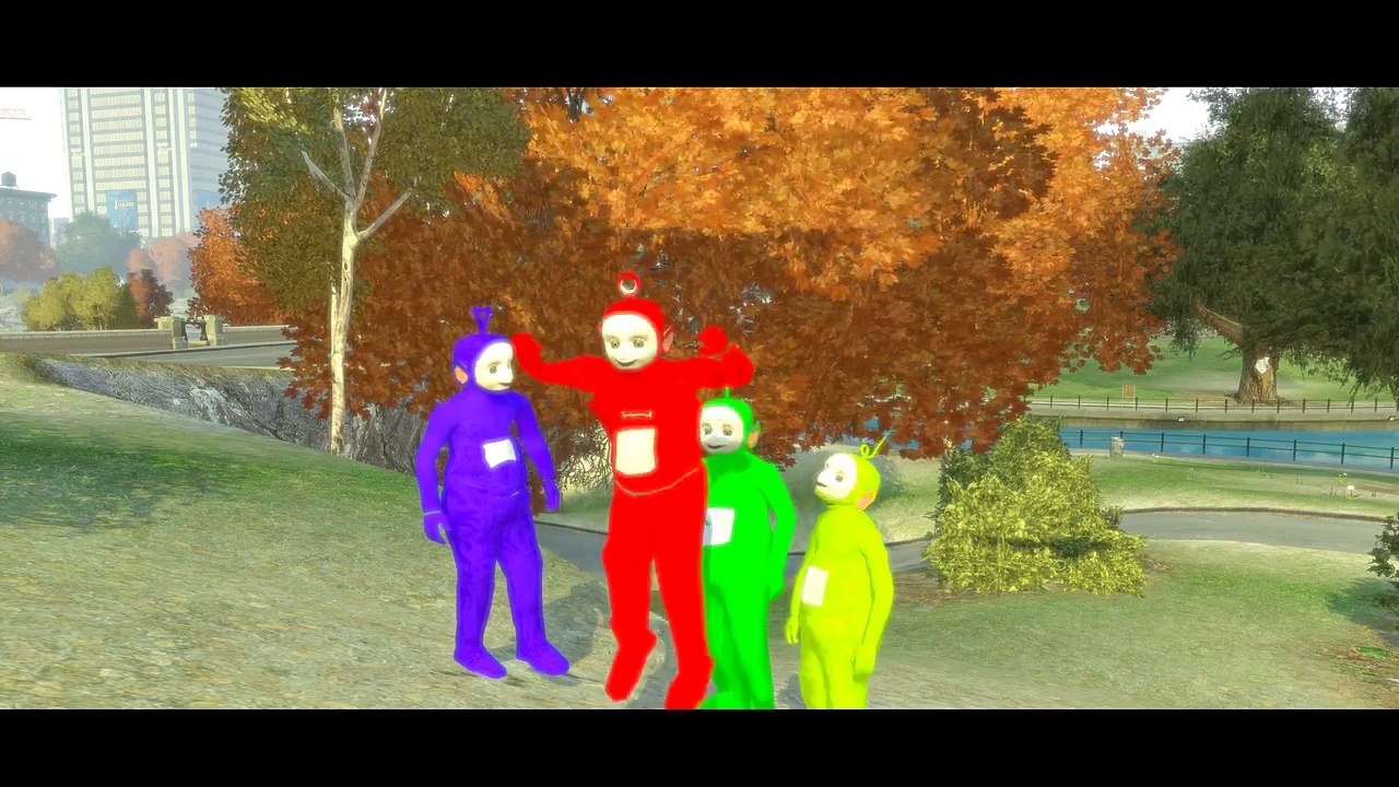 Teletubbies Nursery Rhymes for Kids with MINIONS and water slide
