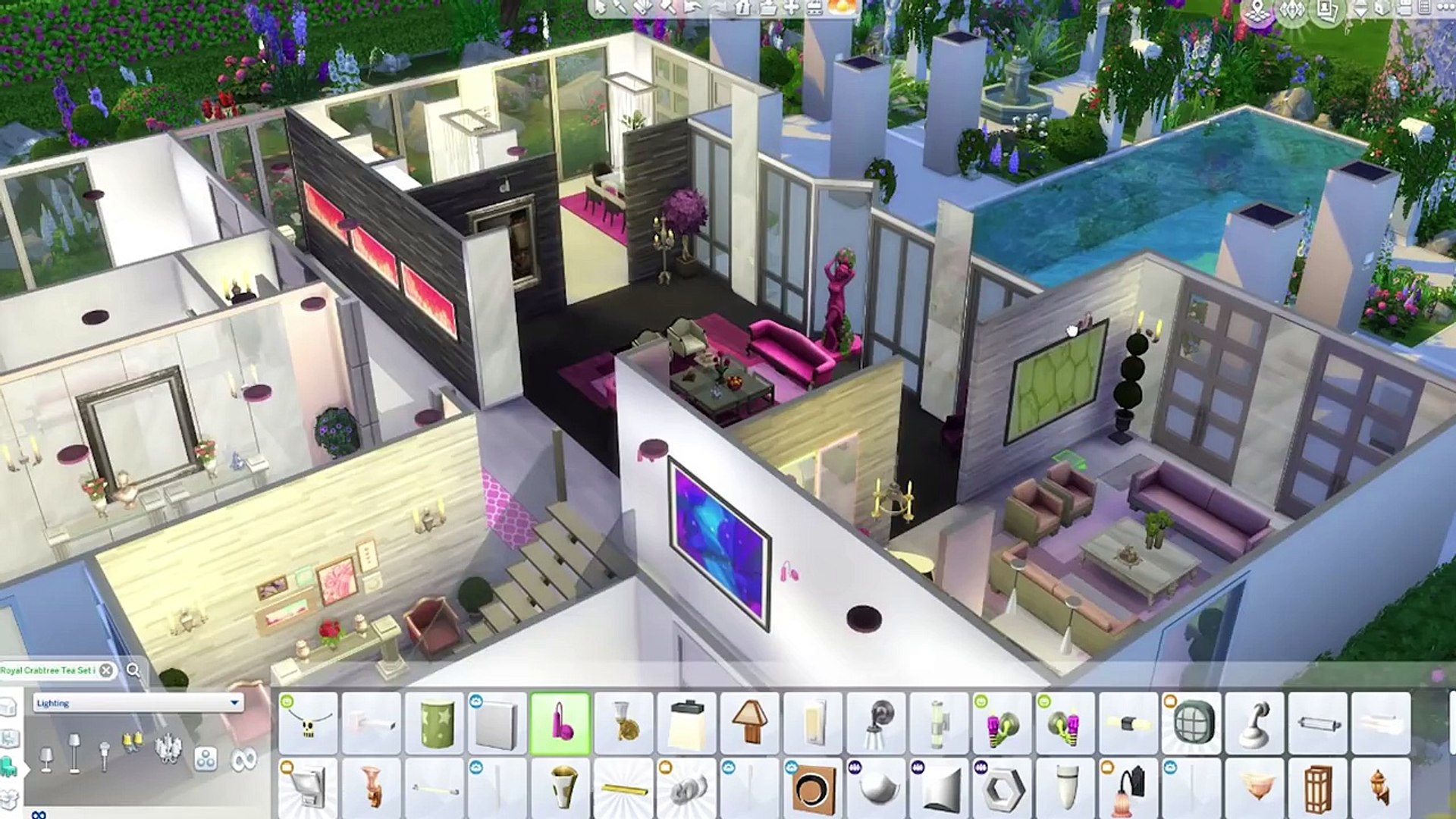 The Barbie Dreamhouse: The Sims 4 Build - Vidéo Dailymotion