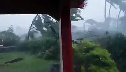 Cyclone Winston: Incredible Strong winds battering Rakiraki, Fiji | 20 02 2016 (720p Full HD)