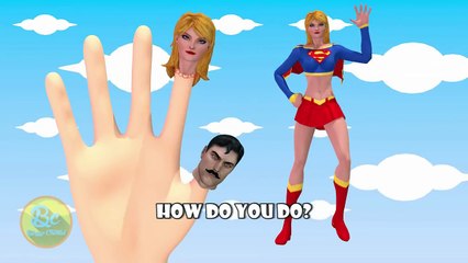 Superman Finger Family | Nursery Rhymes | 3D Animation In HD From Binggo Channel