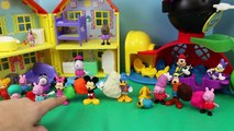 Play Doh Surprise Egg with Peppa Pig and Mickey Mouse with Daddy Pig Guessing Game