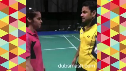 Saina Nehwal Dubmash Ye Baburao Ka Style Ha!