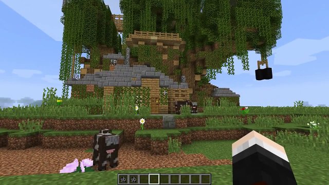 Minecraft BLOCK LAUNCHING TORNADOES!! Vanilla Mod Showcase