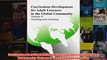 Download PDF  Curriculum Development for Adult Learners in the Global Community Volume ll Teaching and FULL FREE