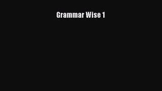 Download Grammar Wise 1 PDF Online
