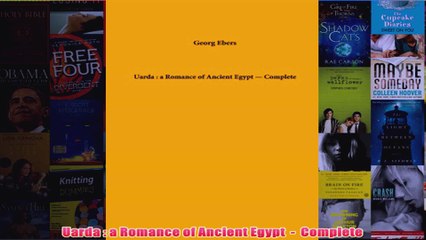 Download PDF  Uarda  a Romance of Ancient Egypt    Complete FULL FREE