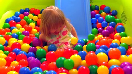 The Ball Pit Show  for learning colors -- children s educational video