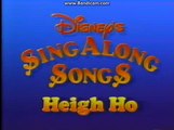 Opening To Disney's Sing-Along Songs:Heigh-Ho 1987 VHS (Canadian Copy)