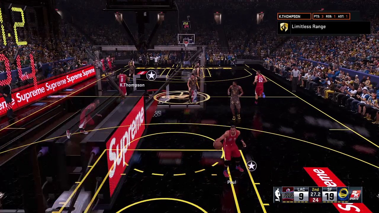 Goldenstate warrior allows shot three