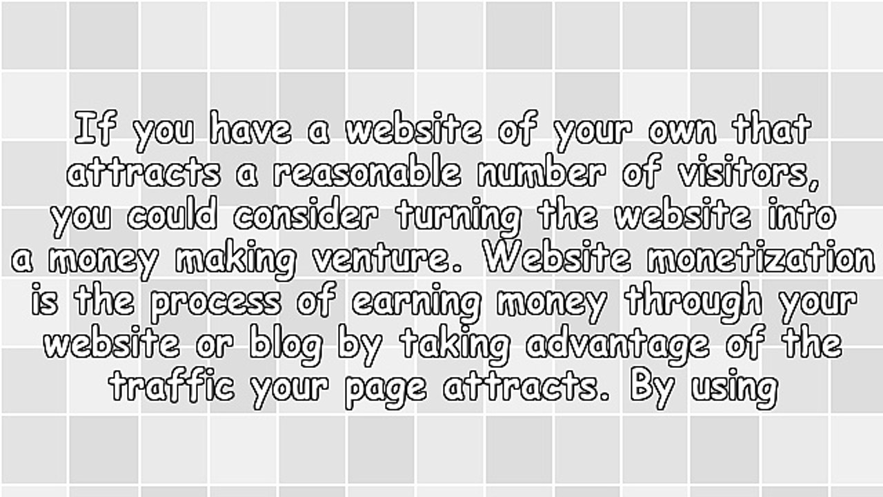 The Various Types of Website Monetization