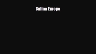 [PDF] Culina Europe Read Online
