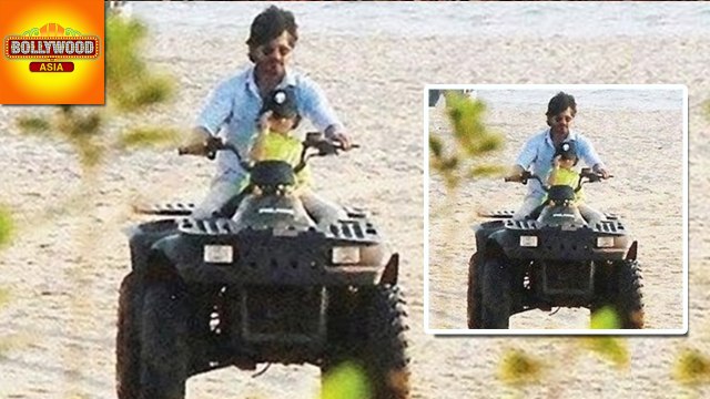 Shahrukh Khan With AbRam On Bike Ride | Bollywood Asia