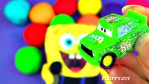 Play-Doh Surprise Eggs Spongebob Squarepants Peppa Pig Thomas the Tank Engine Cars 2 Toys FluffyJet