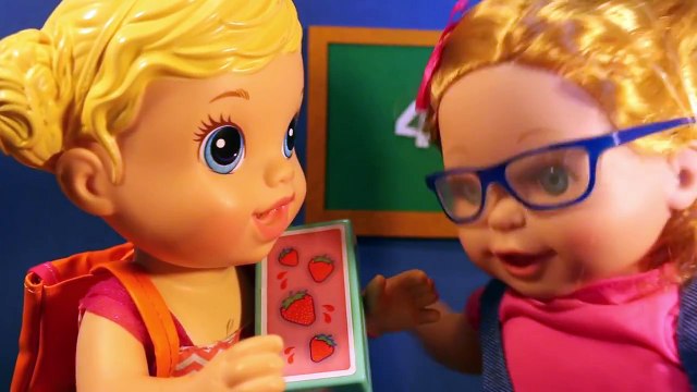 BABY ALIVE SCHOOL Glasses Doll Crazy Teacher Diaster In Classroom Learning Numbers Toys