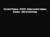 PDF Crochet Pattern - CP326 - Baby crochet afghan blanket - USA Terminology  Read Online
