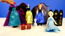 FROZEN Official Disney Store Dolls Elsa and Anna Wardrobe Playset Furniture Outfits Shoes