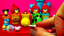 Angry Birds Play-Doh Surprise Eggs Peppa Pig Spongebob Squarepants Disney Cars 2 Toy Story Peppa Pig
