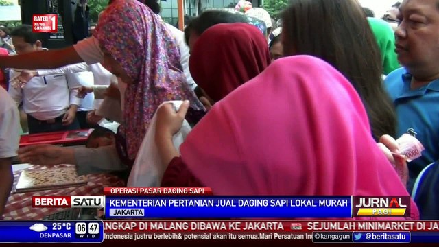 Operasi Pasar, Daging Sapi Lokal Dijual Rp 85 Ribu