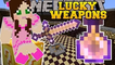 PAT AND JEN PopularMMOs Minecraft: LUCKY WEAPONS! Lucky Block Mod Showcase