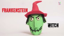 Play Doh Halloween Frankenstein Witch | Frankenstein Witch | How To Make A Frankenstein Witch