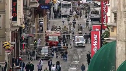 Gezi yıldönümünde İstiklal'de polis nöbeti