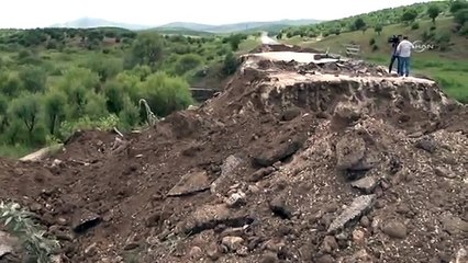 PKK Diyarbakır-Bingöl karayolunu bu hale getirdi