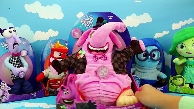 Inside Out Full Set Talking Plush Tomy Dolls Toy Review. DisneyToysFan.