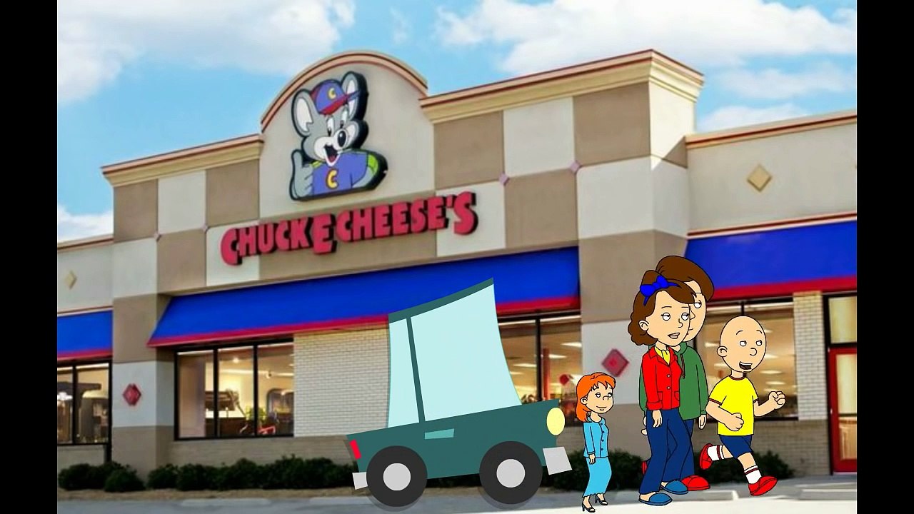 Caillou Misbehaves at Chuck E Cheeses