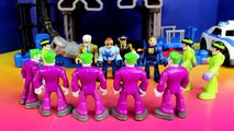 Imaginext Joker Replicates Himself Fights Batman and DC Nightwing Disney Pixar Cars Lemons