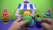 PLAY DOH TOYS!!- kinder surprise eggs cars toys & peppa pig español videos