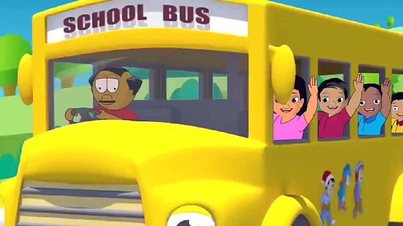 Wheels on the bus go round and round song | Children Songs Nursery Rhymes for Kids