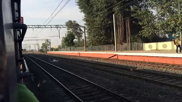 11008 Pune-Mumbai CST Deccan Express Departing Talegaon INDIAN RAILWAYS