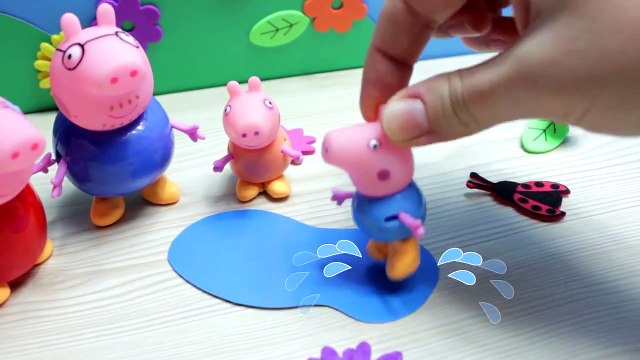 Свинка Пеппа 2015 мультики для детей. Свинка Пеппа радуга после дождя.