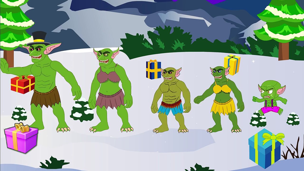 Finger Family Epic Battles Crazy Santa Claus Vs Goblin | Finger Family Christmas Nursery Rhymes