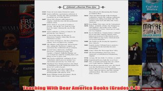 Download PDF  Teaching With Dear America Books Grades 48 FULL FREE