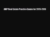 [PDF] AMP Real Estate Practice Exams for 2015-2016 Read Online