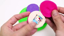 Play Doh Ice Cream Cupcakes Playset Playdough SURPRISE EGGS Hello Kitty Spiderman Kinder Egg Desser