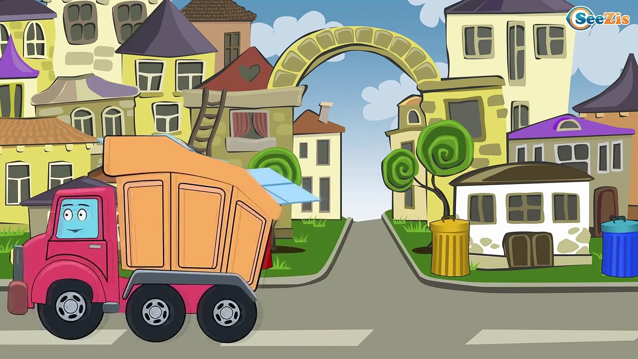 ✔ Grue, Camion pour bébés. Dessins animé voiture. Tiki Taki Camions ✔