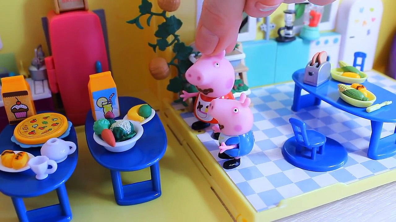 Свинка Пеппа. Мультик с игрушками. Беременная мама свинка. Peppa pig.