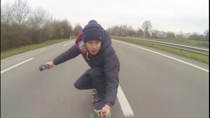Faire du skate électrique sur la rocade de Rennes