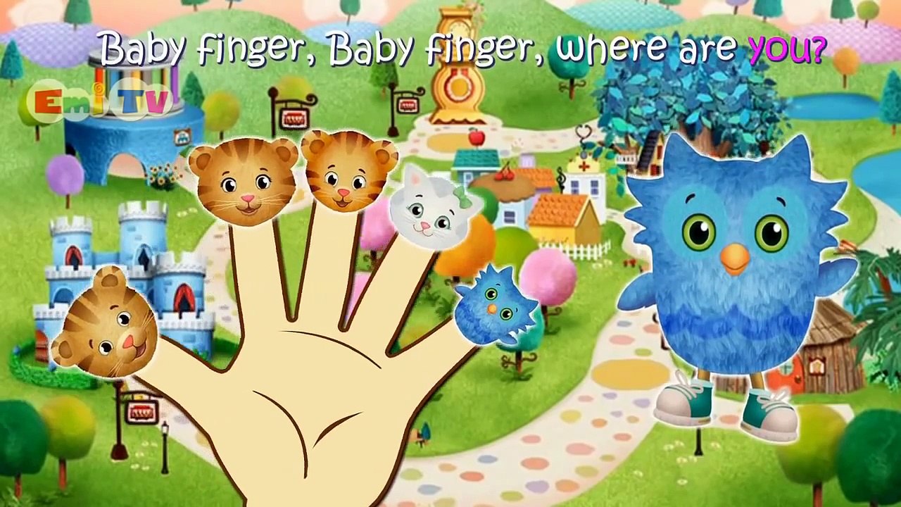 Daniel Tiger Winter Finger Family Nursery Rhymes Lyrics Vidéo Dailymotion