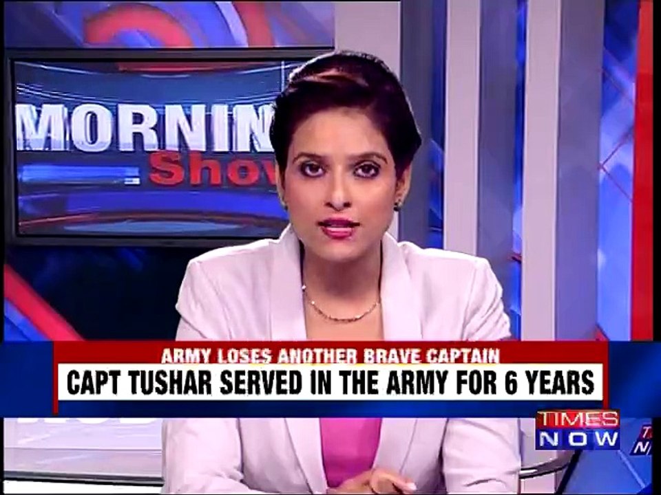 26 Year Old Captain Tushar Mahajan Martyred In Pampore Encounter