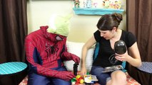 Surprise Toys on STAR WARS DAY Party with Death Star Piñata, Surprise Eggs, Spiderman Yoda