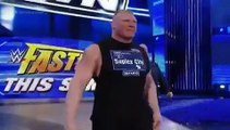 W.W.ENTERTAINMENT Brock Lesnar Attacks Dean Ambrose , Roman Reigns WWE Smackdown - WRESTLE MANIA