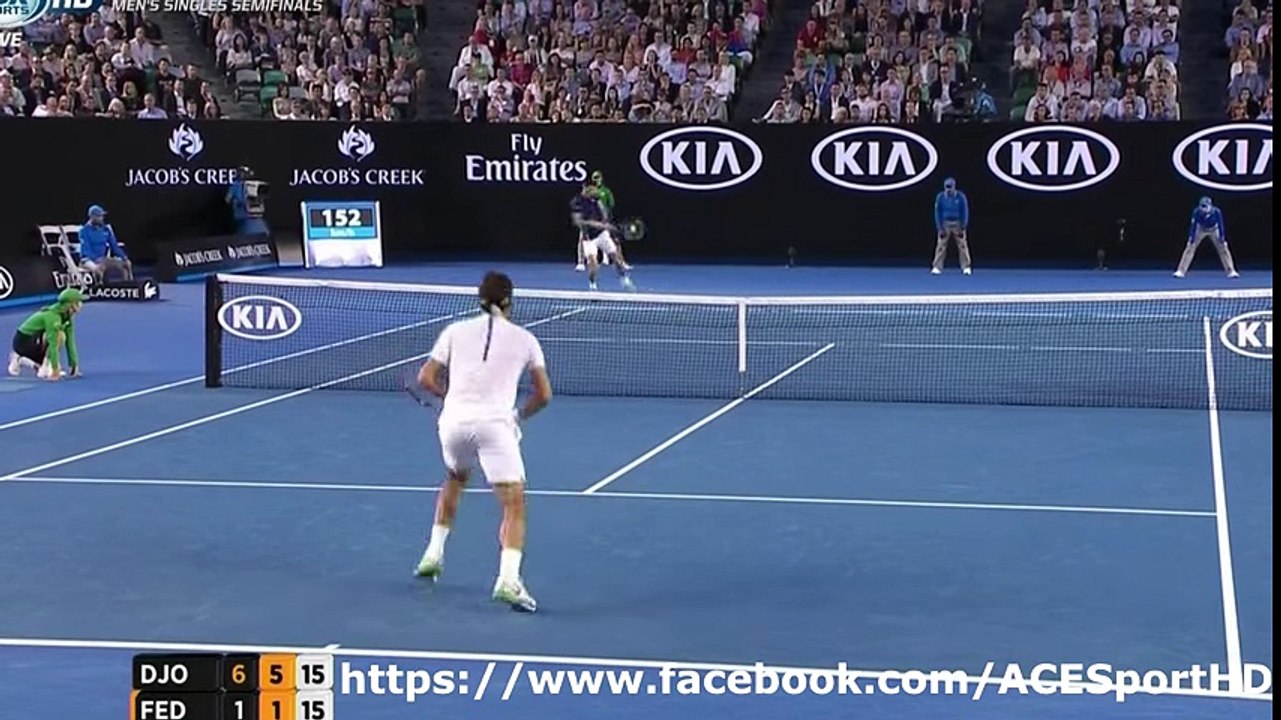 Australian open 2016: Roger Federer vs Novak Djokovic 2016_01_28 SEMI FINAL tennis highlights