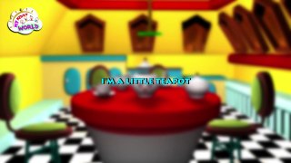 Im a Little Teapot - 3D Animation English Nursery Rhymes For children with Lyrics