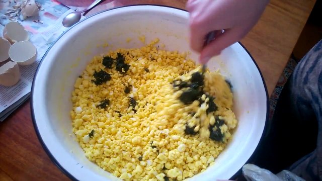 Фаршированные яйца. Бабушкин рецепт